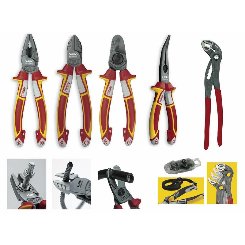 Set alata Felo Ergonic E-slim VDE — 78 kom, XL-Boxx kofer
