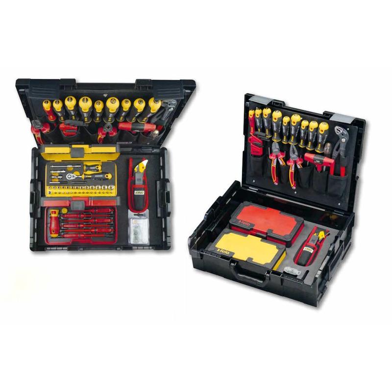Set alata Felo Ergonic + E-smart VDE — 75 kom, L-Boxx kofer