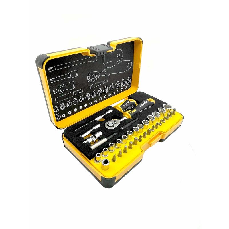 Set alata Felo Ergonic + E-smart VDE — 75 kom, L-Boxx kofer
