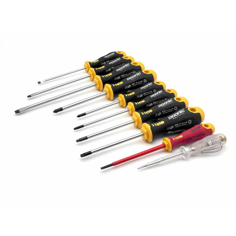 Set alata Felo Ergonic + E-smart VDE — 75 kom, L-Boxx kofer