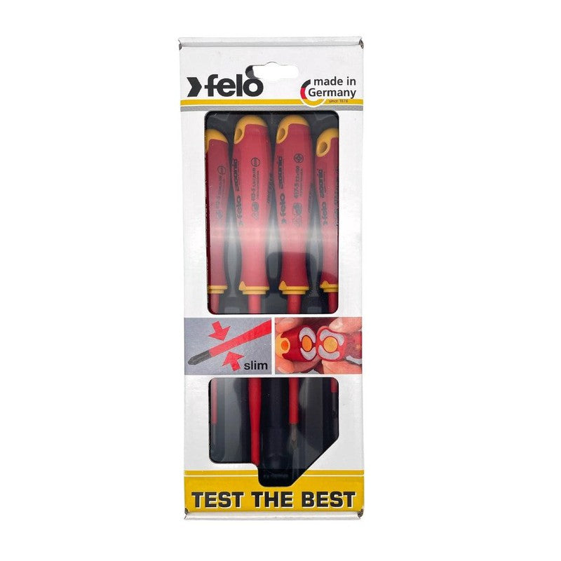 Set dielektrični šrafcigeri Felo Ergonic VDE E-slim SL/Z 41784198 4 kom