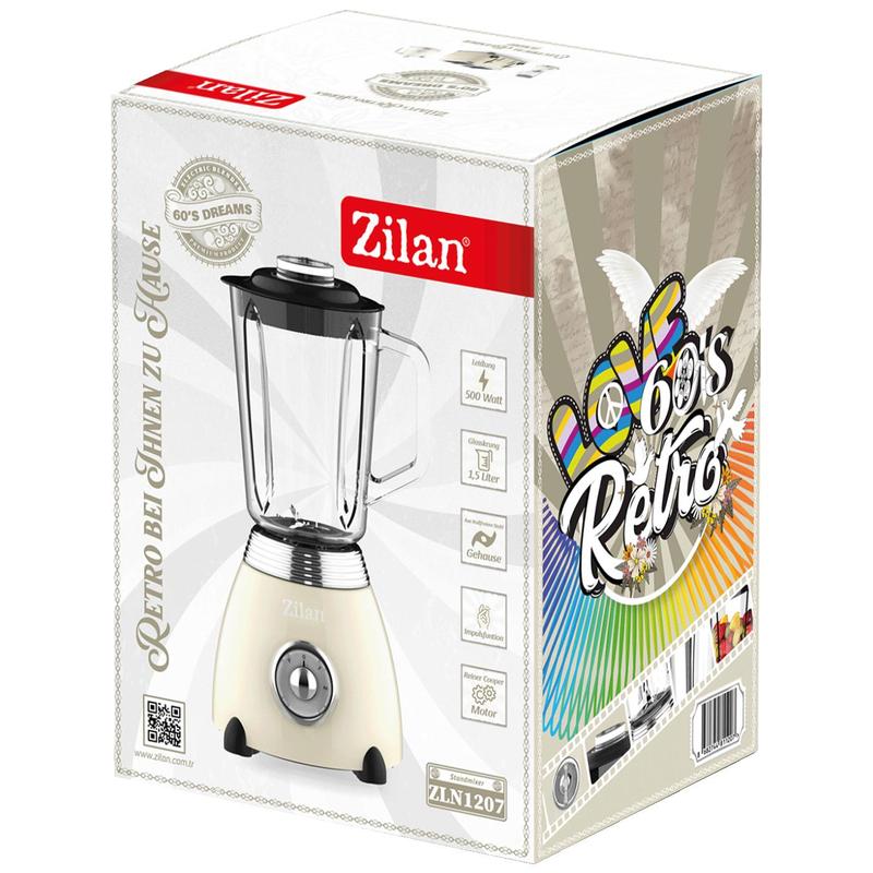 Zilan Blender zapremina 1.5 lit., 500W, 2 brzine, Retro - ZLN1207