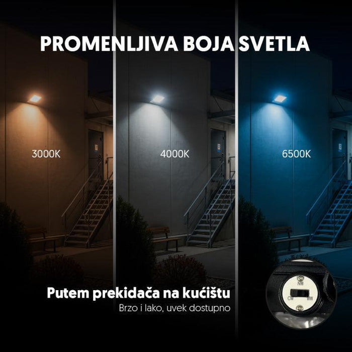 PROSTO LED reflektor 200W promenljiva boja svetla