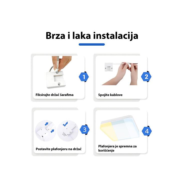 LED plafonjera 230×230 — 36W, CCT