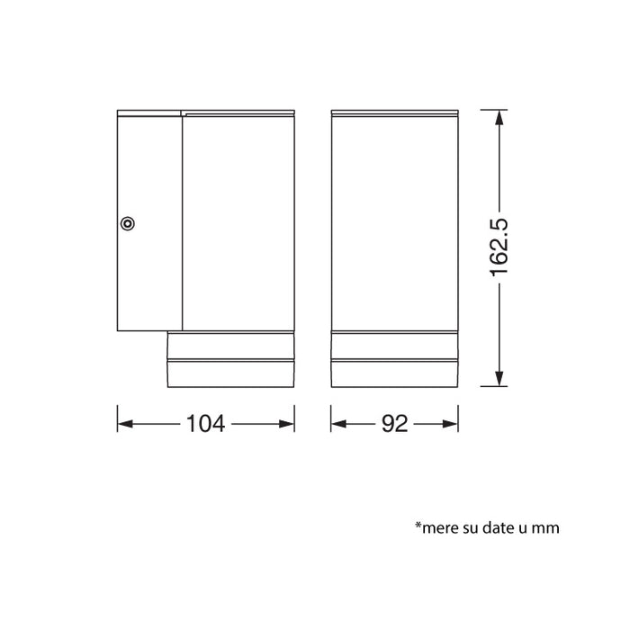 LEDVANCE zidna lampa 1xGU10