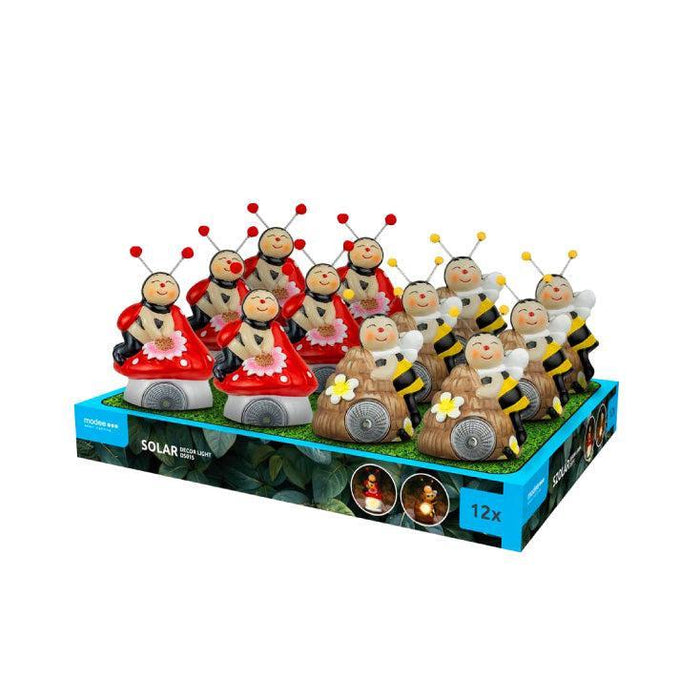 Solarna baštenska lampa u više oblika