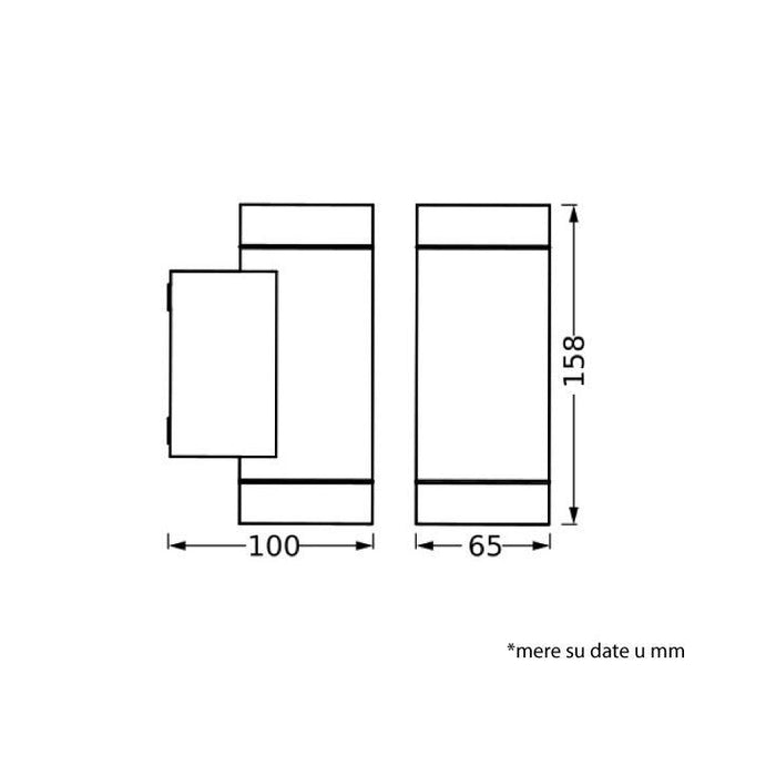LEDVANCE zidna lampa 2xGU10