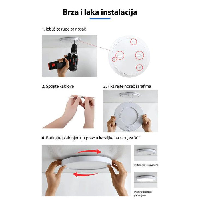 LED plafonjera 28W dnevno svetlo