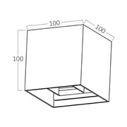 BRAYTRON zidna lampa 1xG9 tamno siva