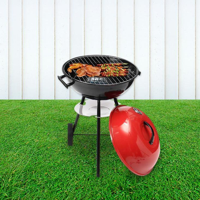 Roštilj na drveni ugalj sa poklopcem