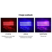 Trostruka lampa za biljke 13W