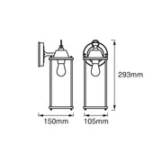 LEDVANCE zidna lampa - fenjer 1xE27