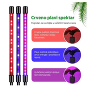 Četvorostruka lampa za biljke 16W