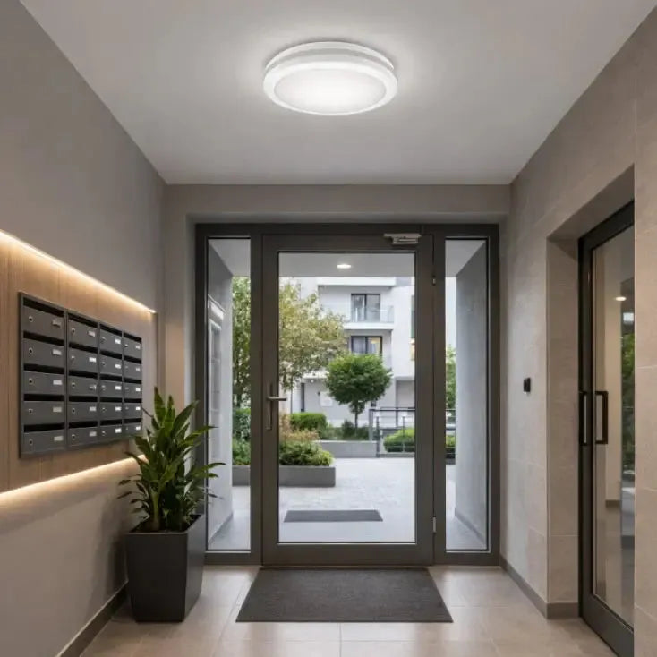 LED plafonjera 20W CCT IP65 — bela, otporna na vlagu