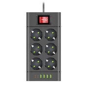 Razvodnik sa 6 mesta 2m 1.5mm2+pr. 4xUSB+2xtip C