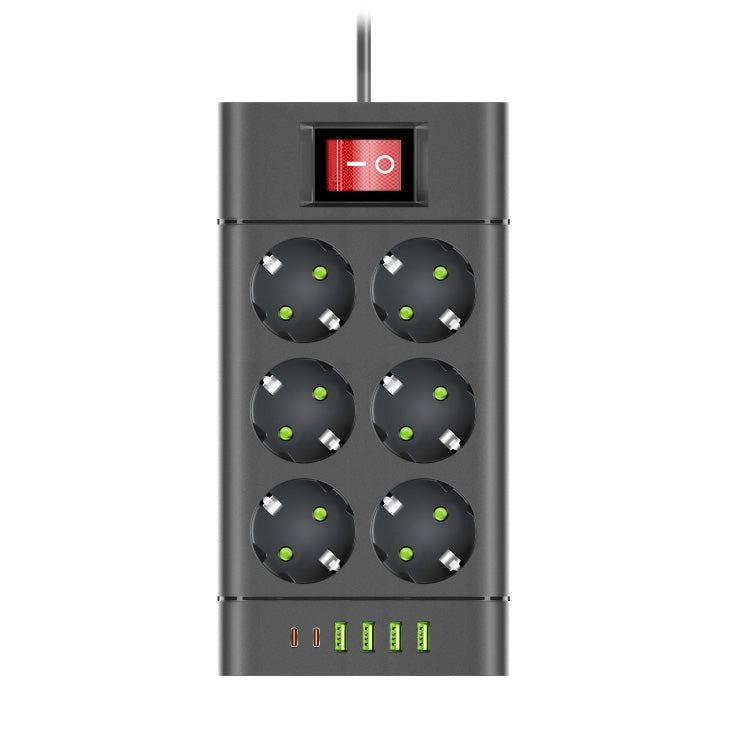 Razvodnik sa 6 mesta 2m 1.5mm2+pr. 4xUSB+2xtip C