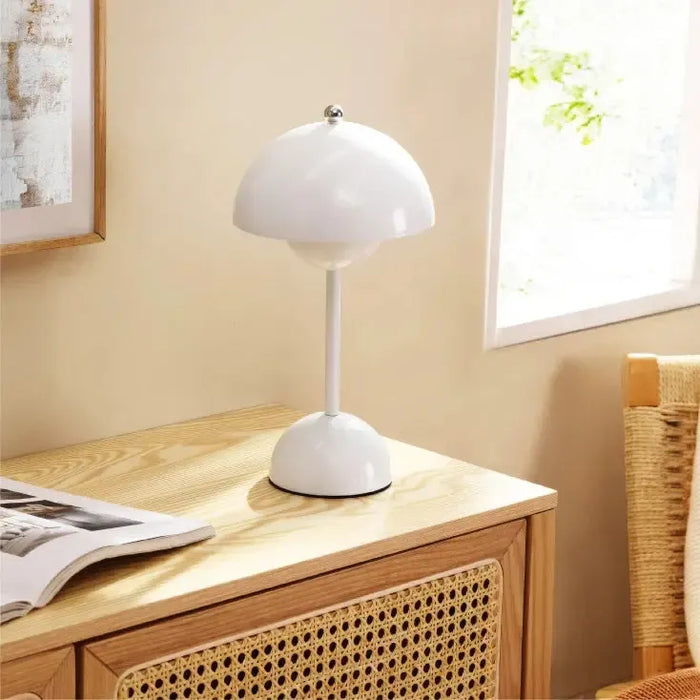 Stona LED lampa bela 11459