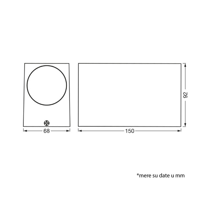 LEDVANCE zidna lampa 2xGU10