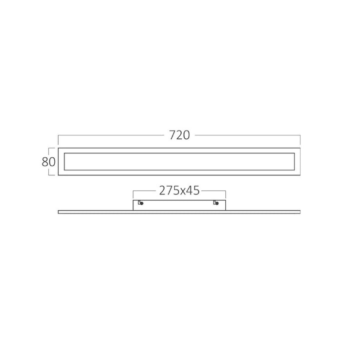 BRAYTRON zidna LED lampa 18W
