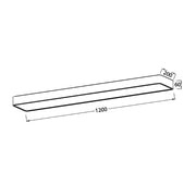 LED plafonjera 45W, promenljiva boja svetla
