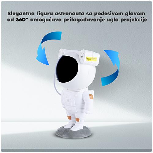Astronaut zvezdano nebo sa nebula projektorom