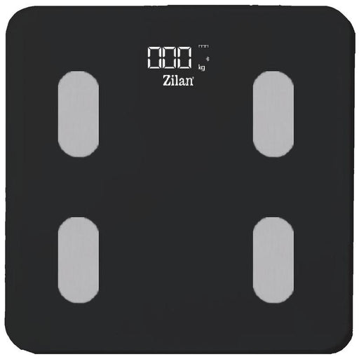 Zilan Pametna vaga za merenje, do 180kg, LED, Bluetooth, crna - ZLN8980