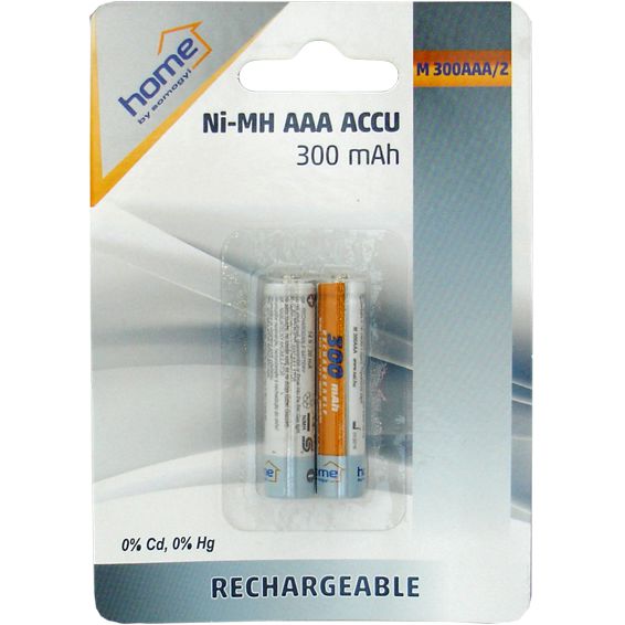 Home Baterija punjiva AAA,  300mAh, blister 2 kom - M 300AAA/2