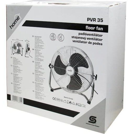 home Ventilator podni, prečnik 35cm, 60W, Inox - PVR 35