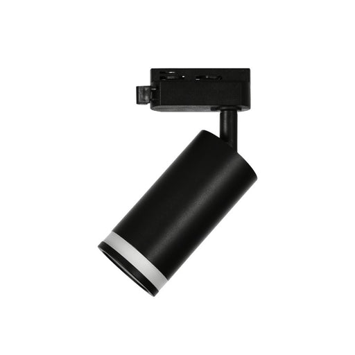 Šinski monofazni reflektor GU10 Ø55×100mm — crna