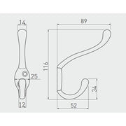 GTV aluminijumska vešalica MALAGA