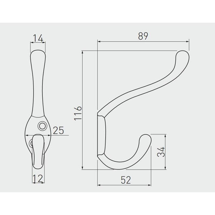 GTV aluminijumska vešalica MALAGA
