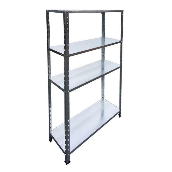Polica metal-metal 150x75x30cm 4x50kg š