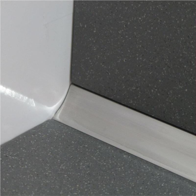 Unutrašnji ugaoni profil — za oblogu 12 mm, INOX, 2.5m, više boja