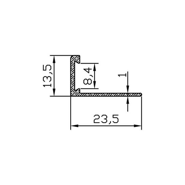 ALEKO Al ger ravni H=12mm