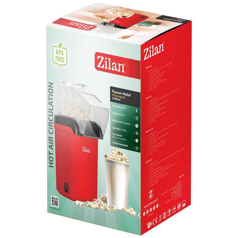 Zilan Aparat za kokice, 1200 W, crveni - ZLN8046 (ZLN8044/RD)