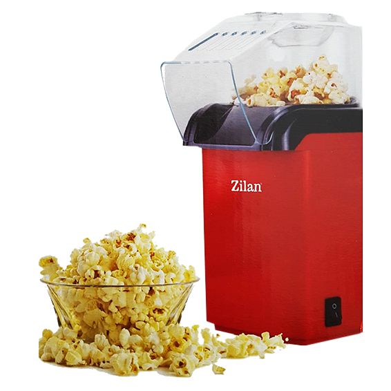 Zilan Aparat za kokice, 1200 W, crveni - ZLN8046 (ZLN8044/RD)
