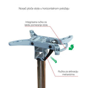 ON STO Noga 60x720 preklopna HS
