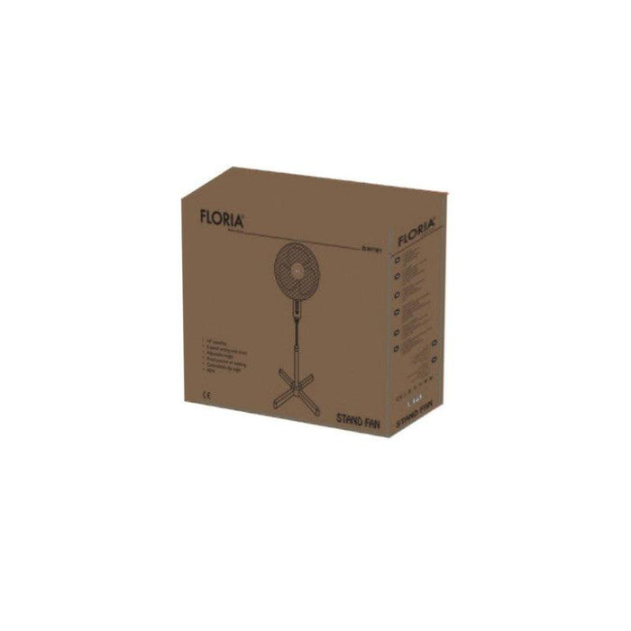 Floria Ventilator sa postoljem, prečnik 40 cm, 40 W, crne boje - ZLN1181