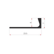 KG Al ger ravni H= 6mm