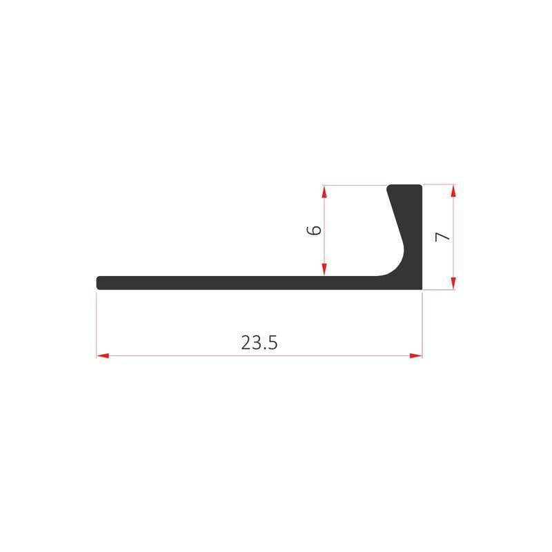 KG Al ger ravni H= 6mm