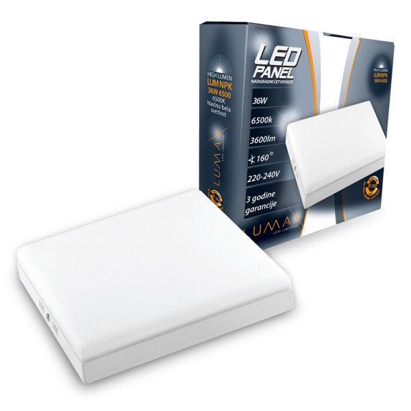 Led Panel High Lumen LUMNPK četvrtasti-18W / 24W / 36W