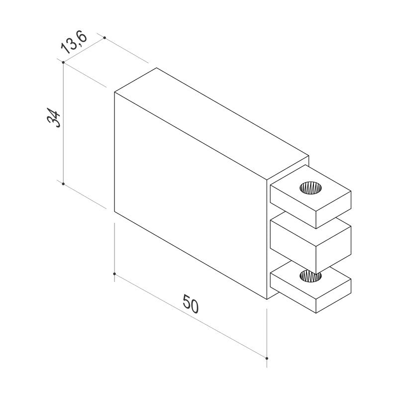 GA05 FLAT Čep 50mm