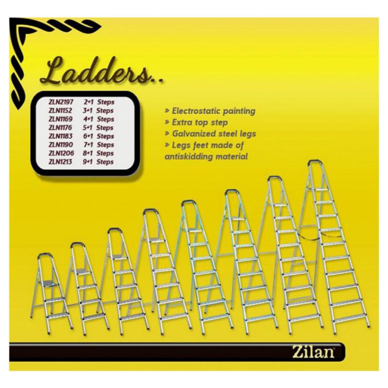 Zilan Lestve, metalne, 4+1 stepenik- ZLN1169