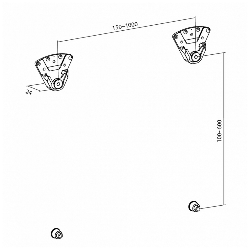Superior Nosač za TV prijemnike 32"- 100", do 75 kg. - TV Wall Mount 32-100 PRO