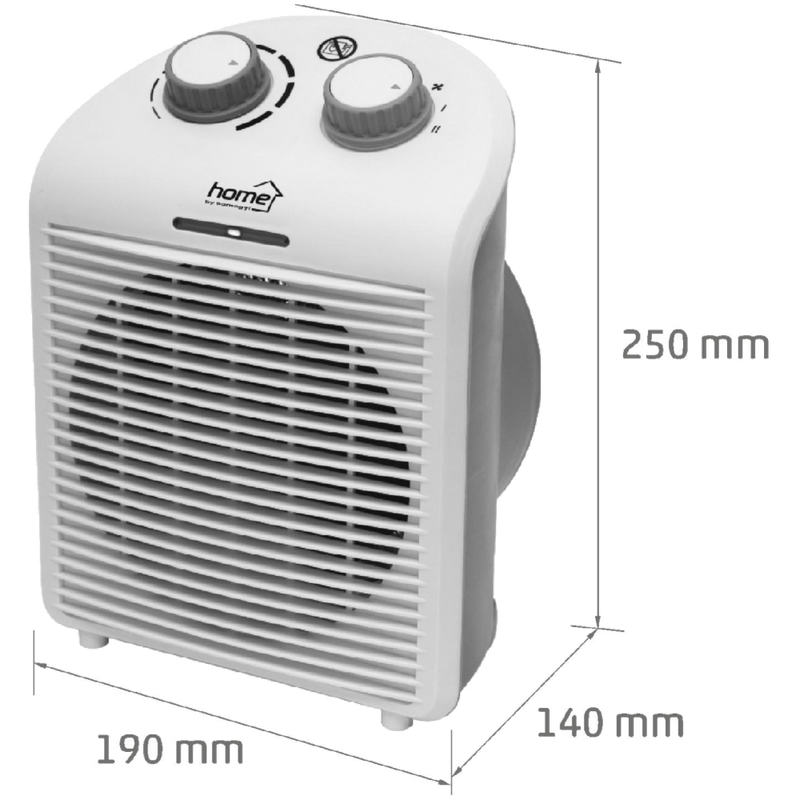 home Grejalica sa ventilatorom, maks. 2000 W, termostat - FK1G
