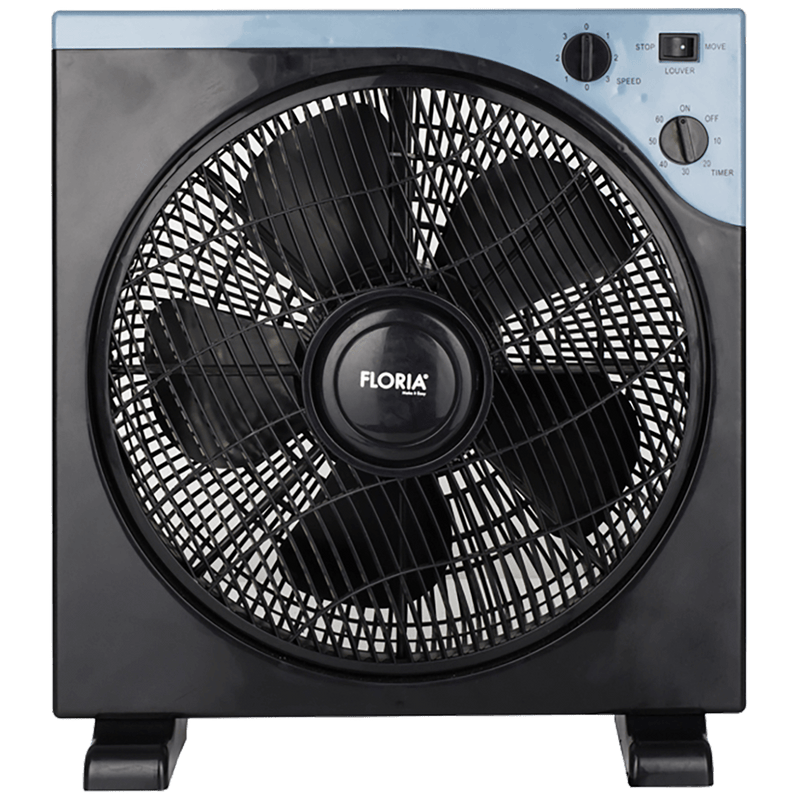 Floria Ventilator, podni, prečnik 30 cm, timer, 40 W, crni - ZLN2355