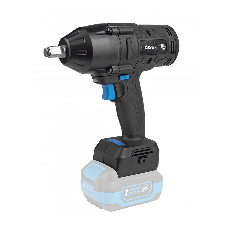 HÖGERT Akumulatorski udarni ključ 1/2" 18 V bez četkica — 600 Nm