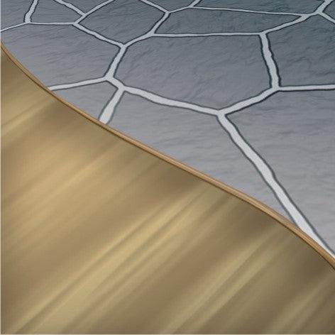 Ger profil za keramičke pločice — za oblogu 10 mm, eloksirani alu