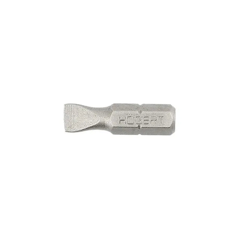 HÖGERT Bit SL6 (ravni) 25 mm — blister 5 kom