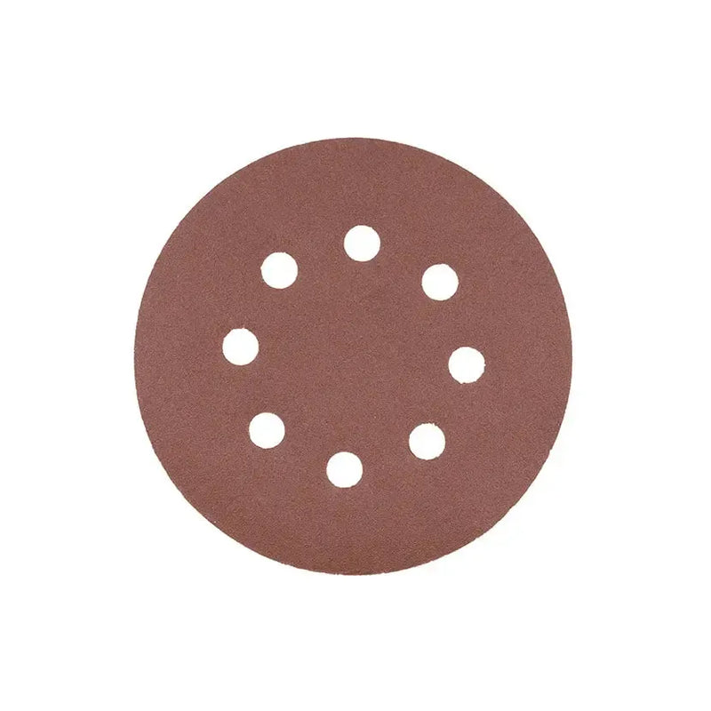 HÖGERT Brusni disk čičak 125 mm P150 — 8 rupa, 5 kom